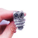 Silver Tone Owl Ring £3.00