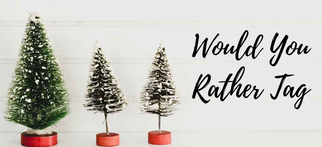 Would You Rather tag (with bonus christmas questions)